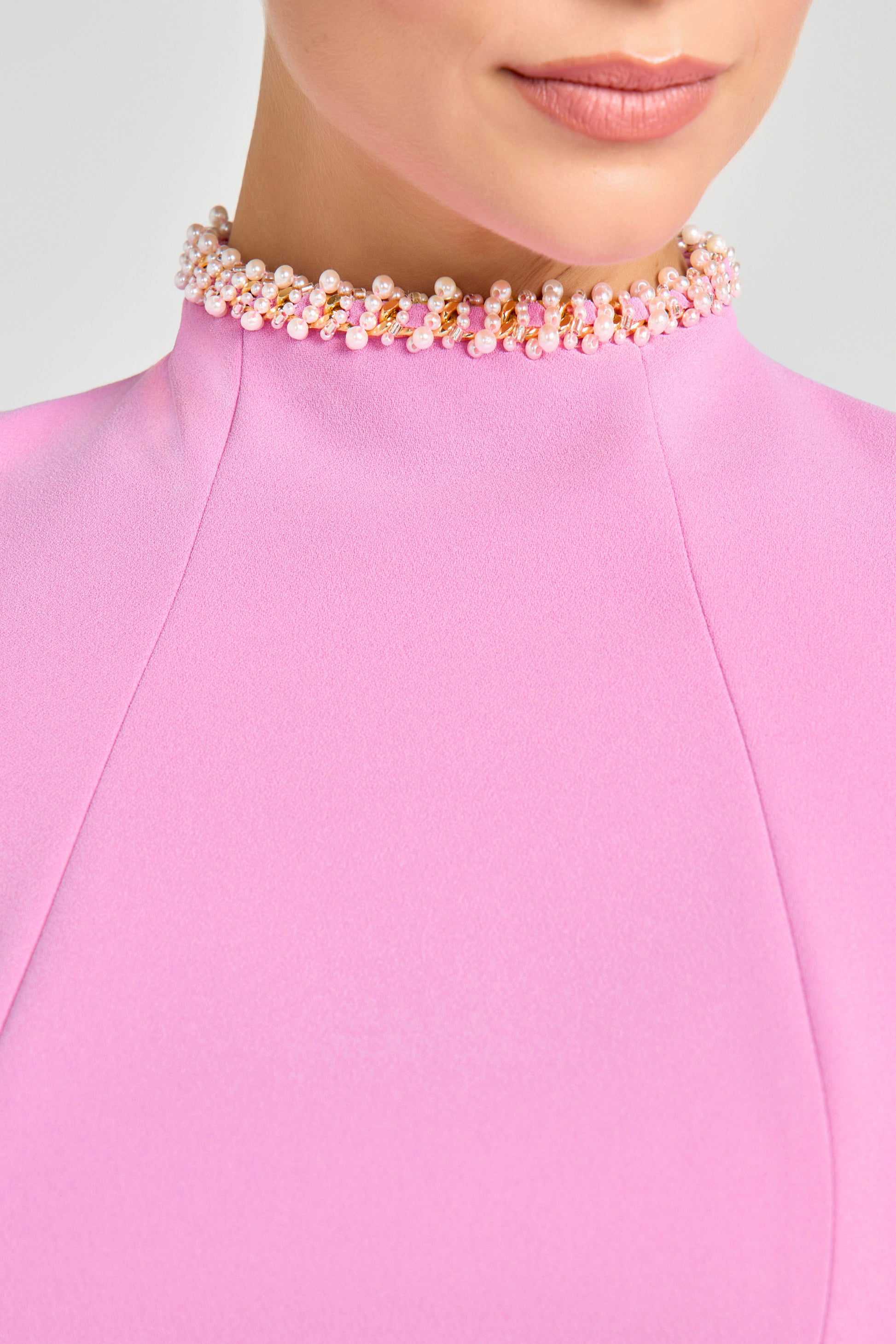 Nadine Merabi Simone Pink Dress 4 Nadine Merabi Simone Pink Dress 4