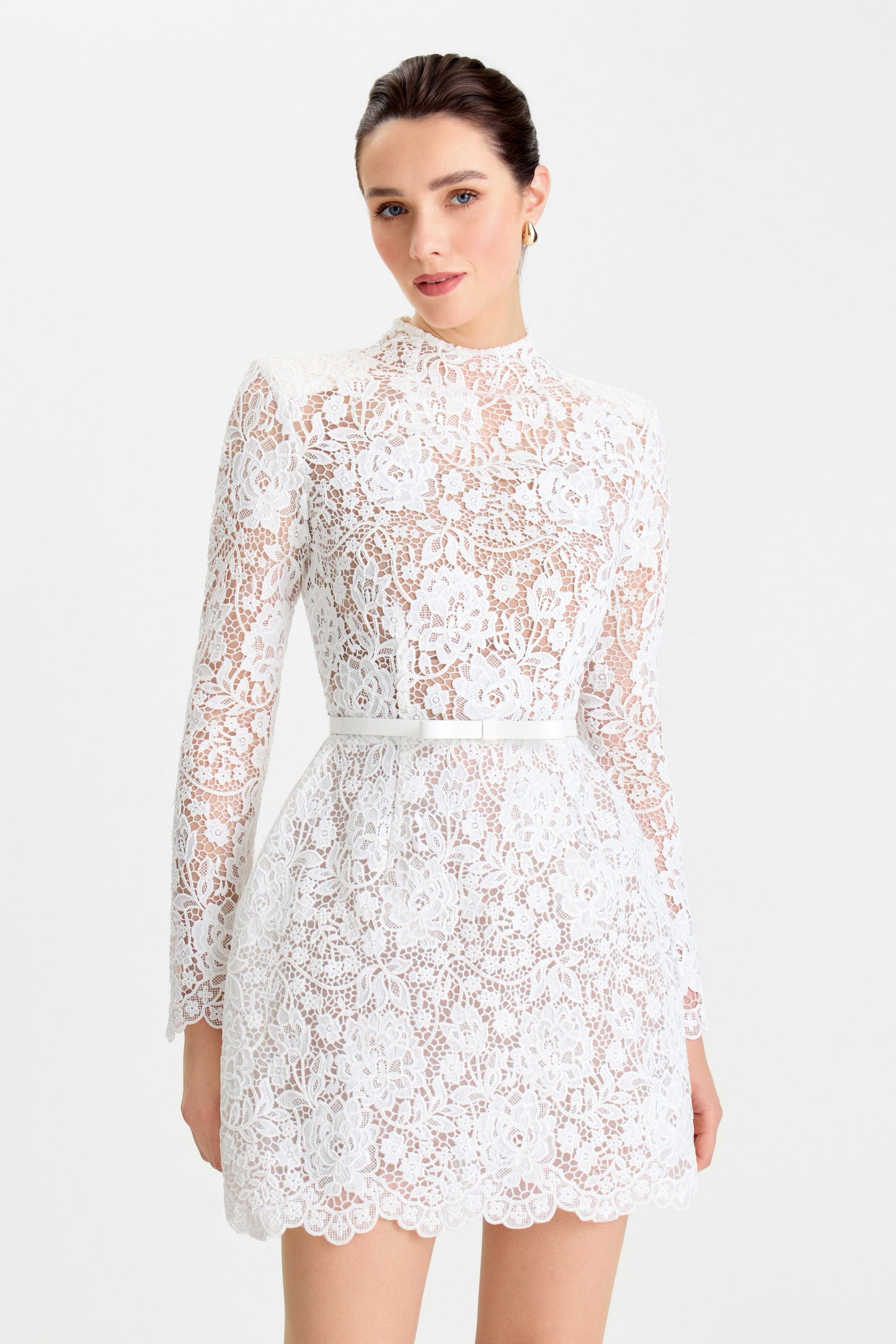 nadine merabi white lace dress JoanaDias on LTK
