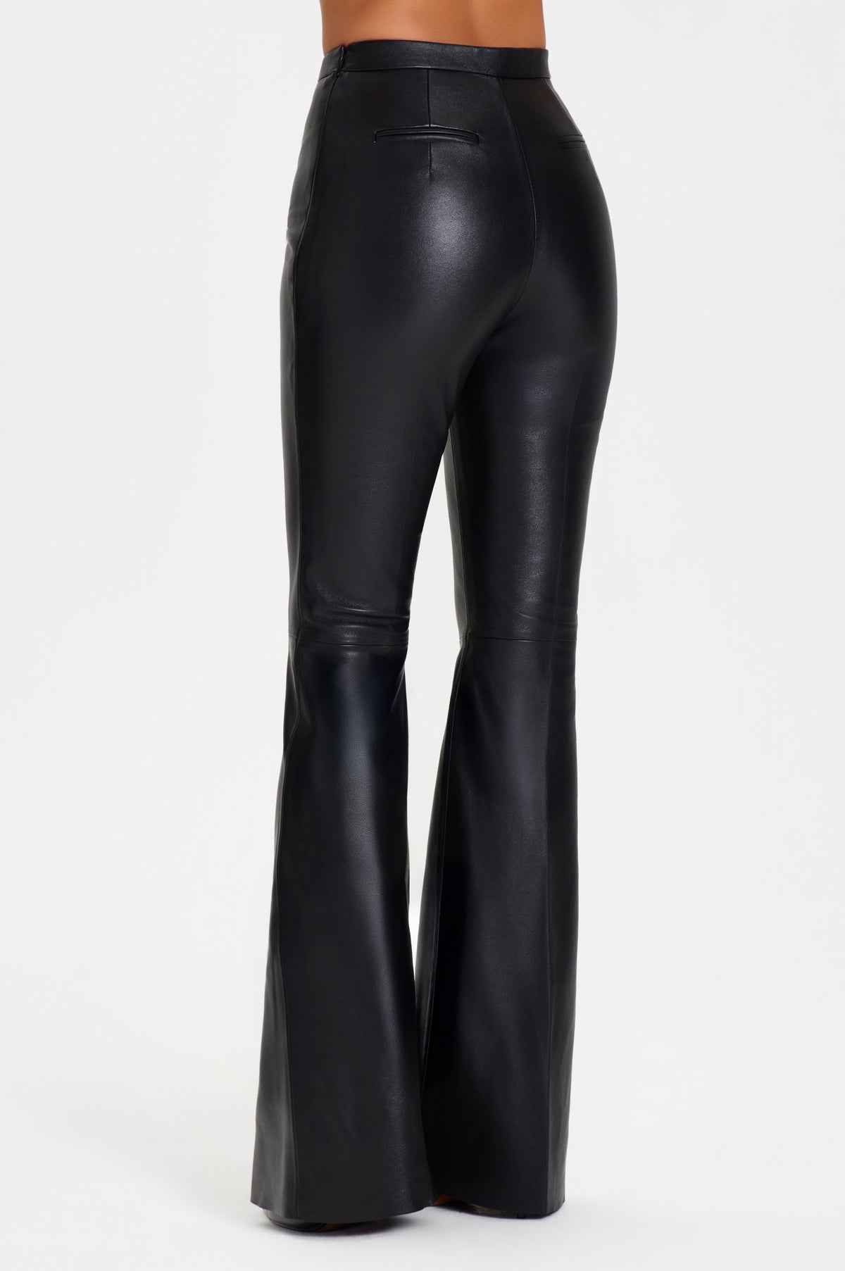 Jessie Black Leather Pants