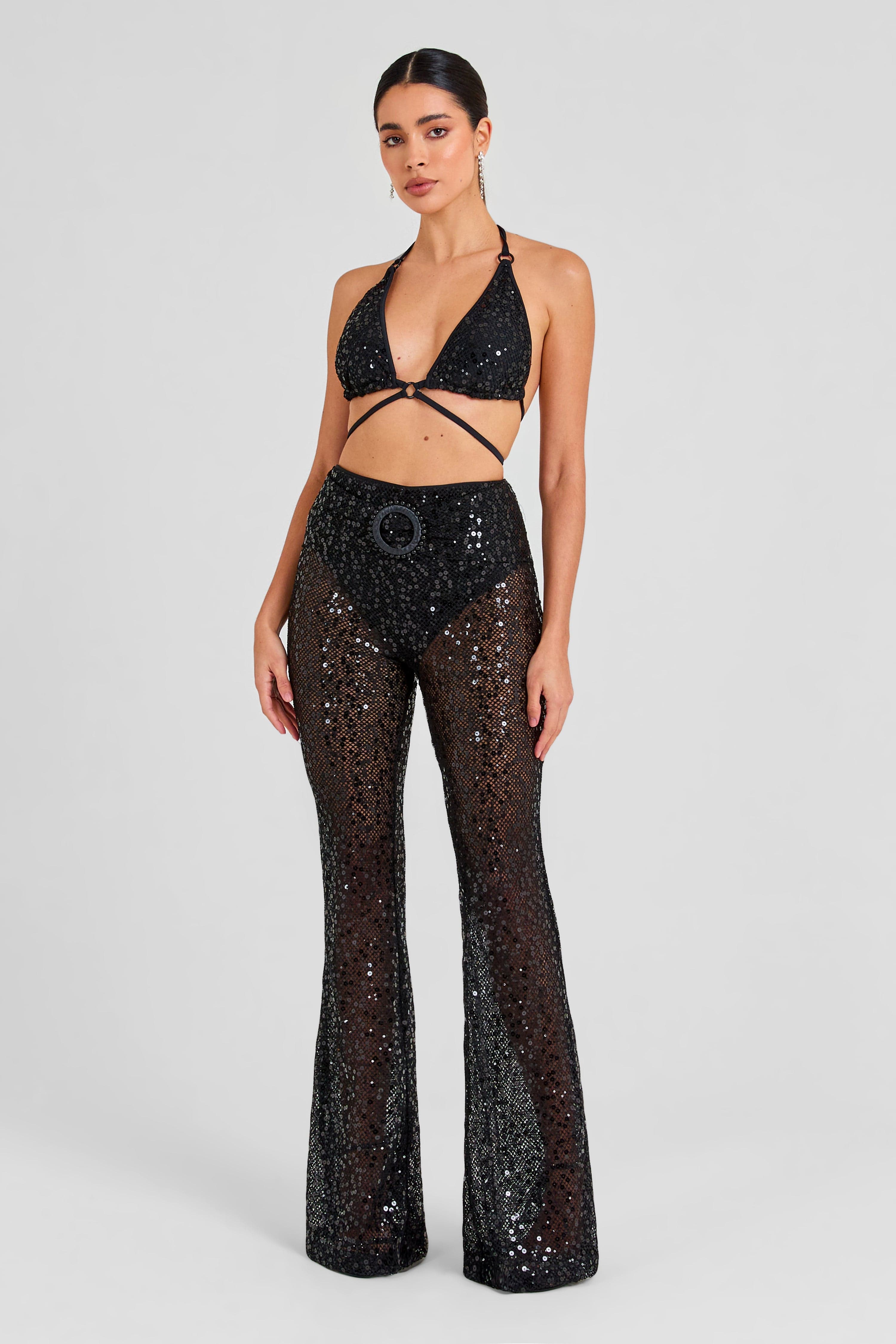 Adele Black Pants | NADINE MERABI