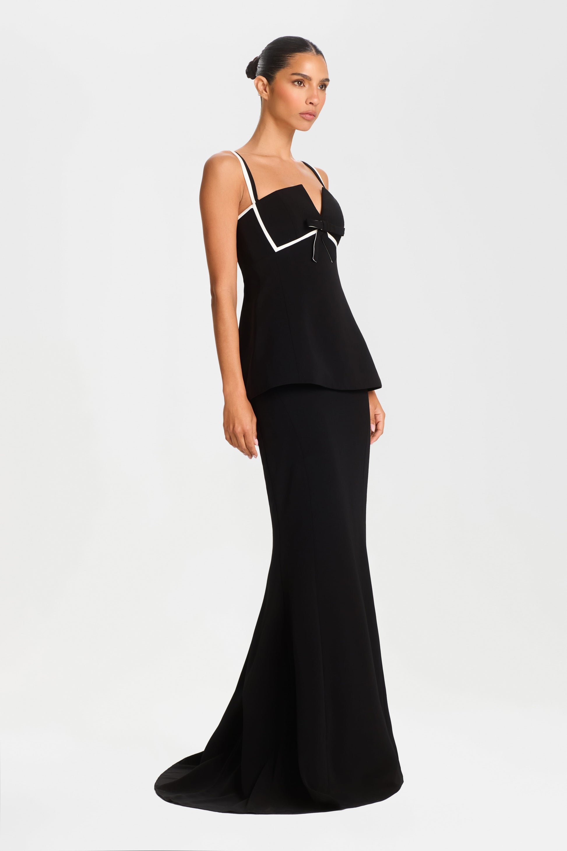 Nadine Merabi Carolina Black Maxi Skirt 6