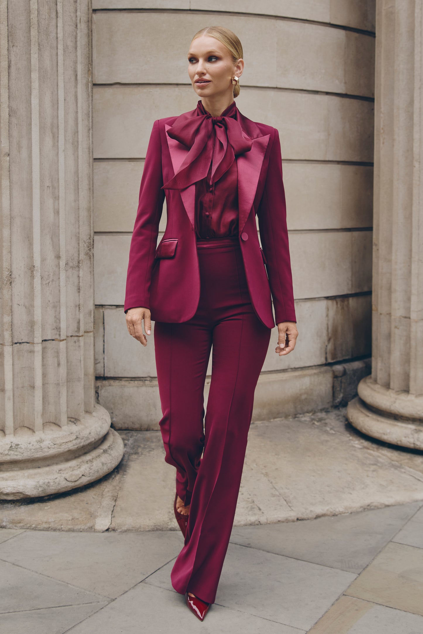 Naomi Burgundy Bodysuit
