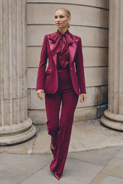 Naomi Burgundy Bodysuit