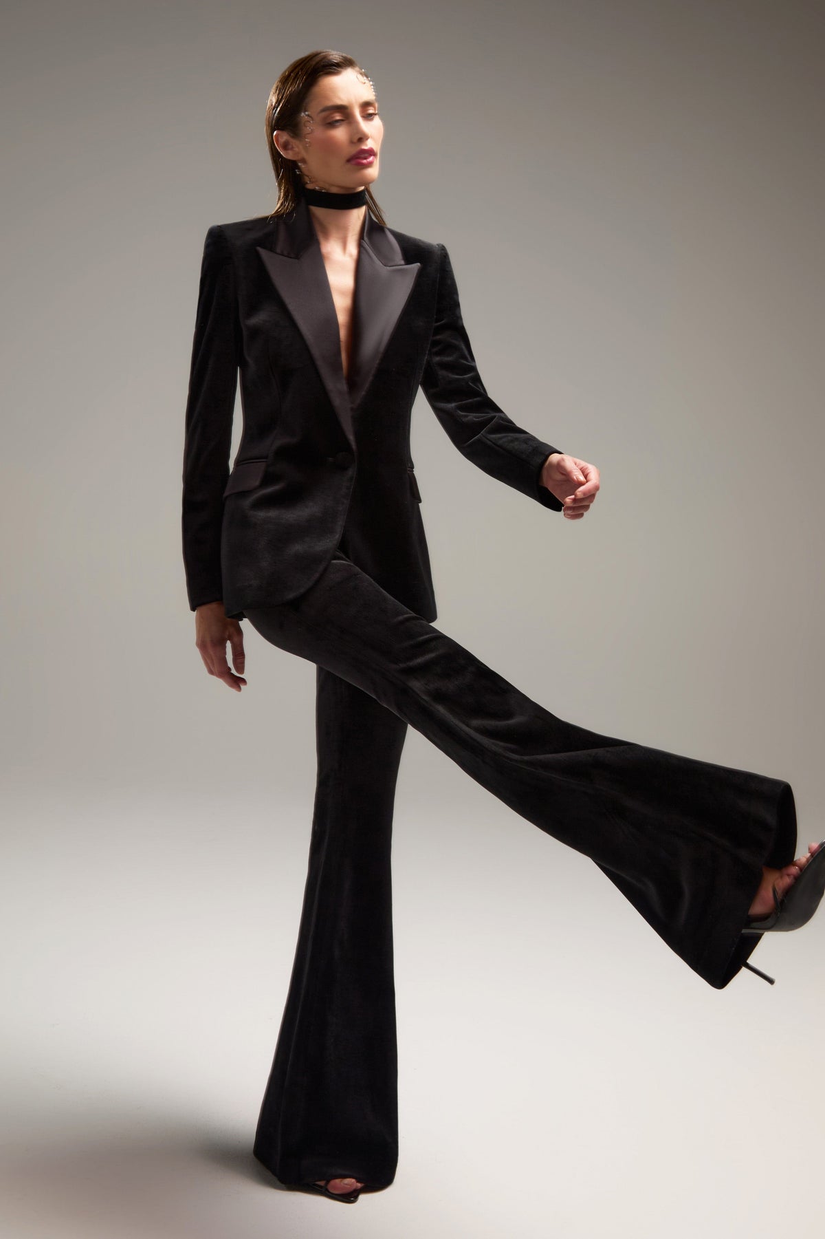 NADINE MERABI Trousers Davina Black Pants