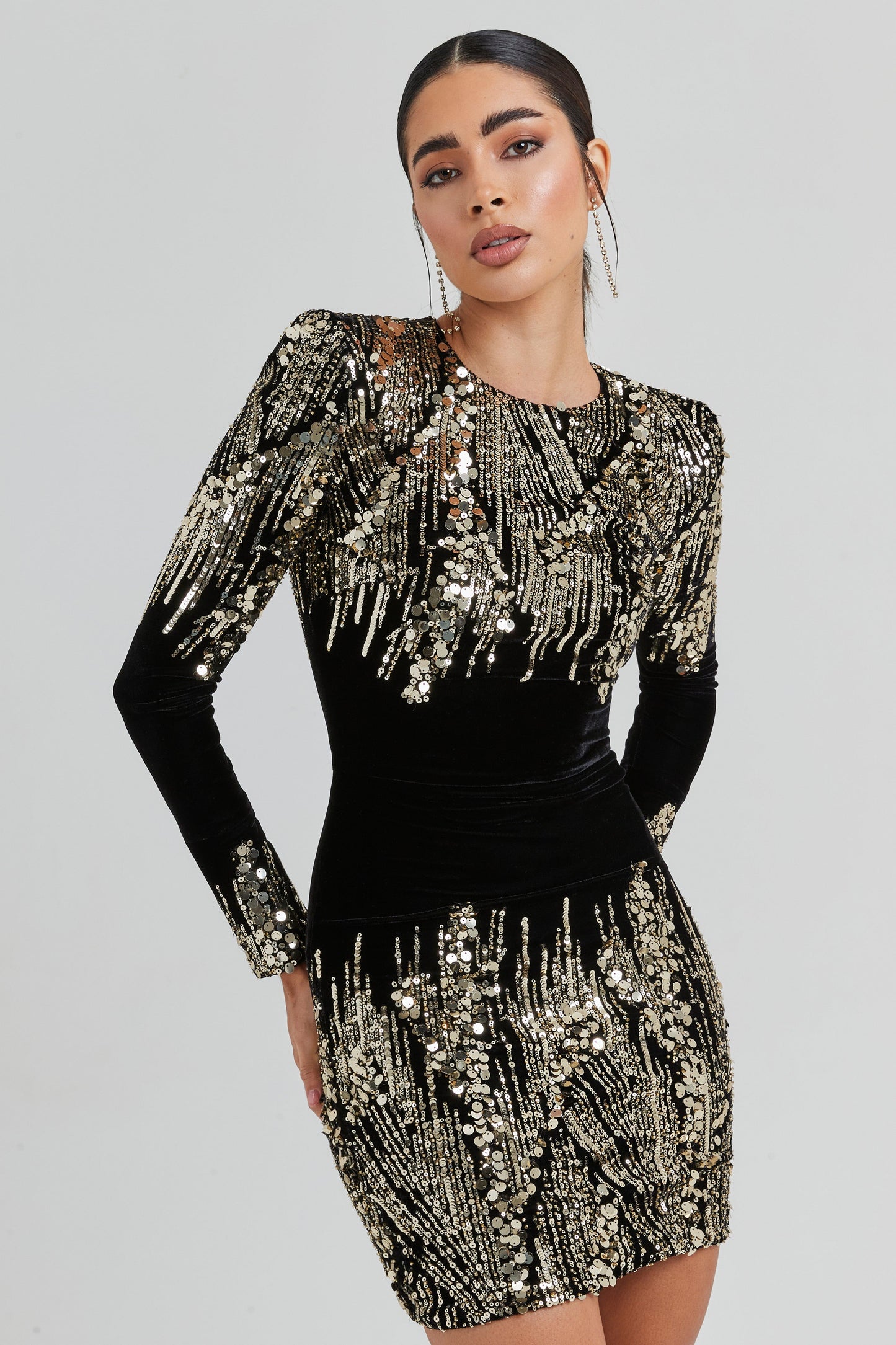 NADINE MERABI Dresses Kyra Black Dress