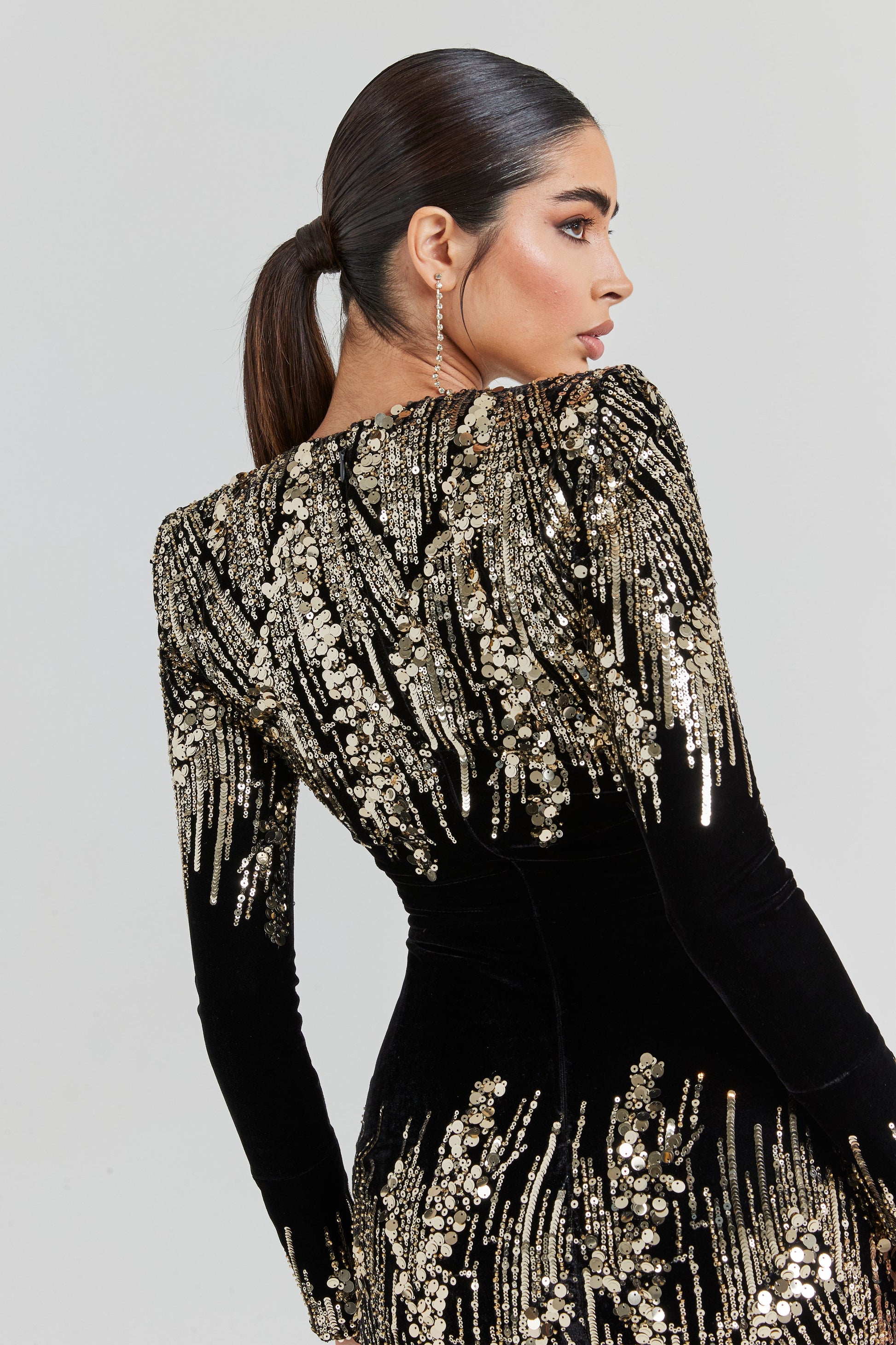 NADINE MERABI Dresses Kyra Black Dress