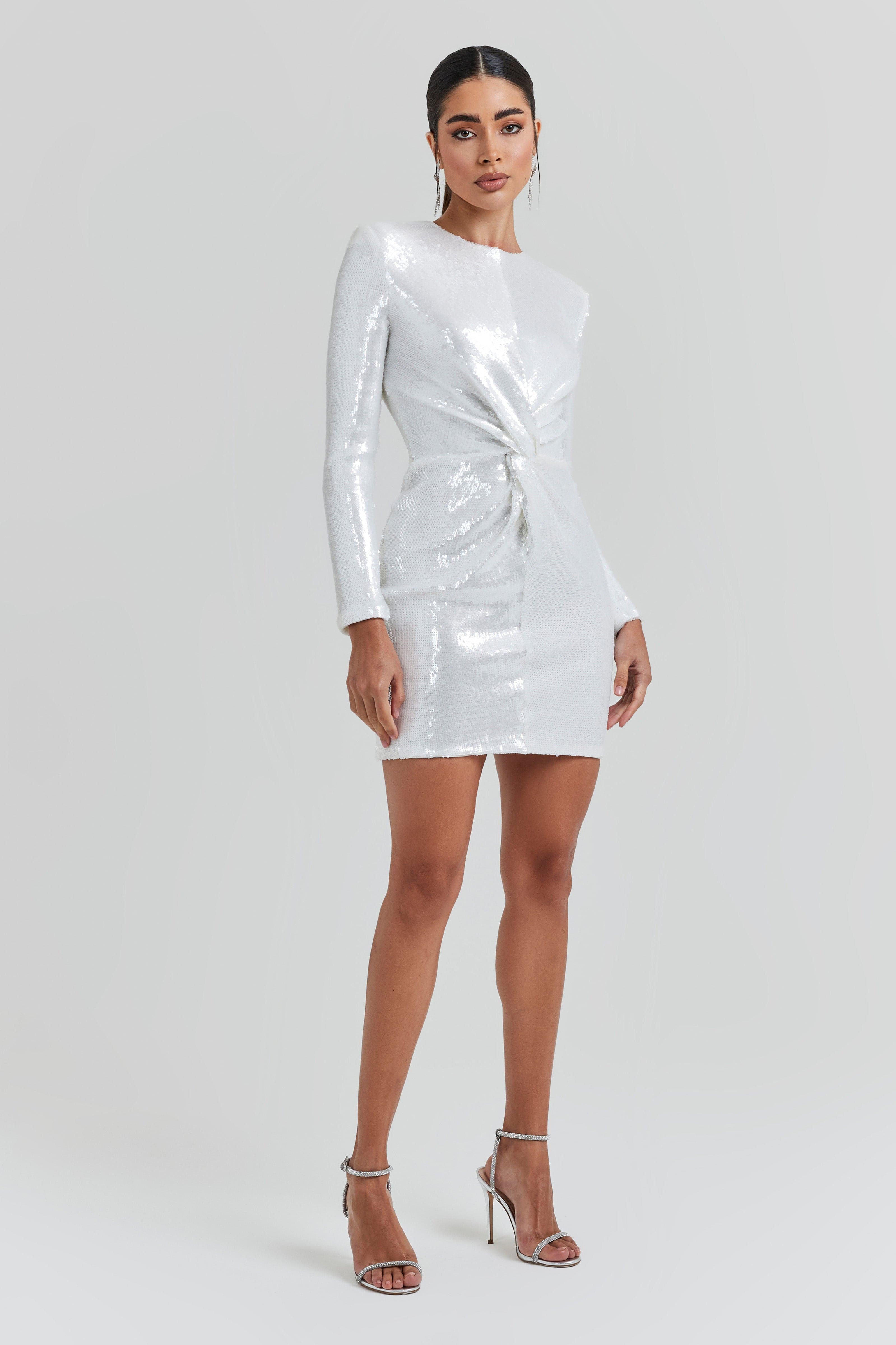 Meri Dress in White
