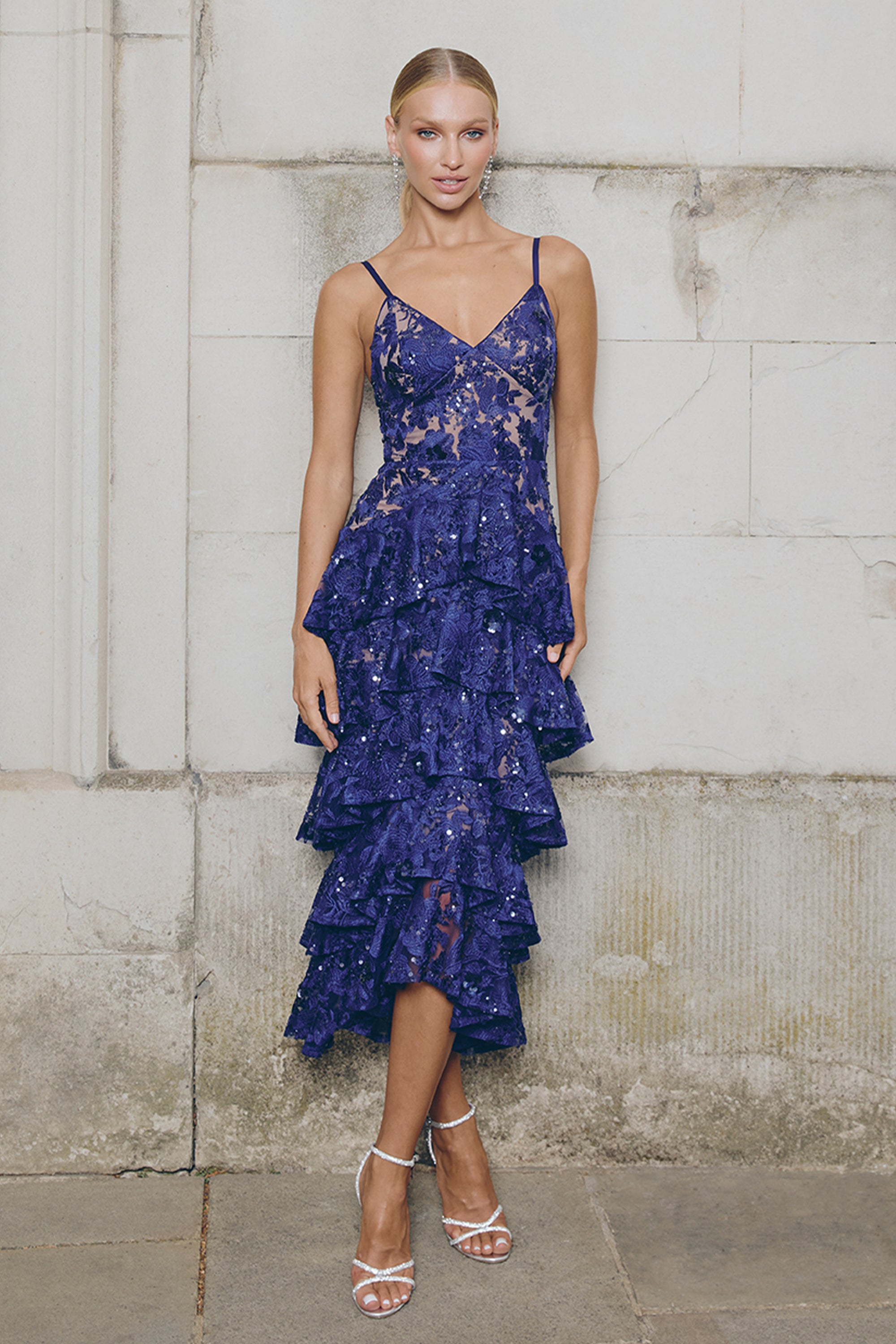 SAFFRON NAVY DRESS