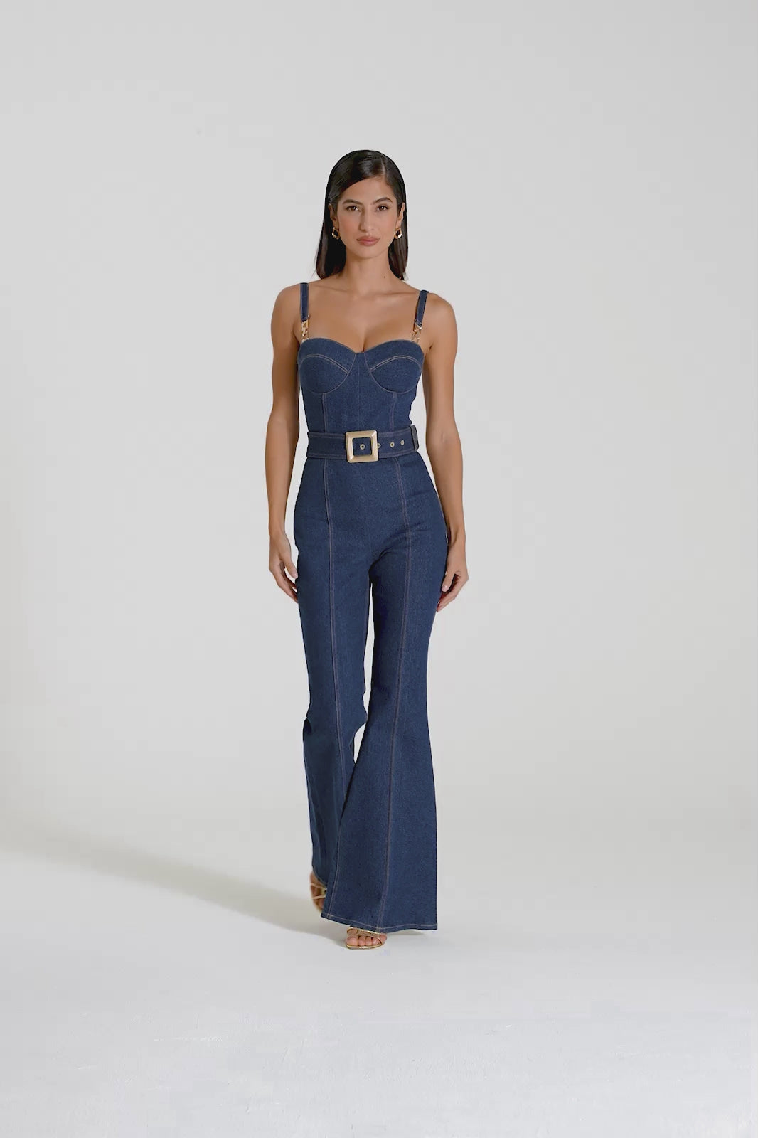 Harley Denim Jumpsuit | NADINE MERABI