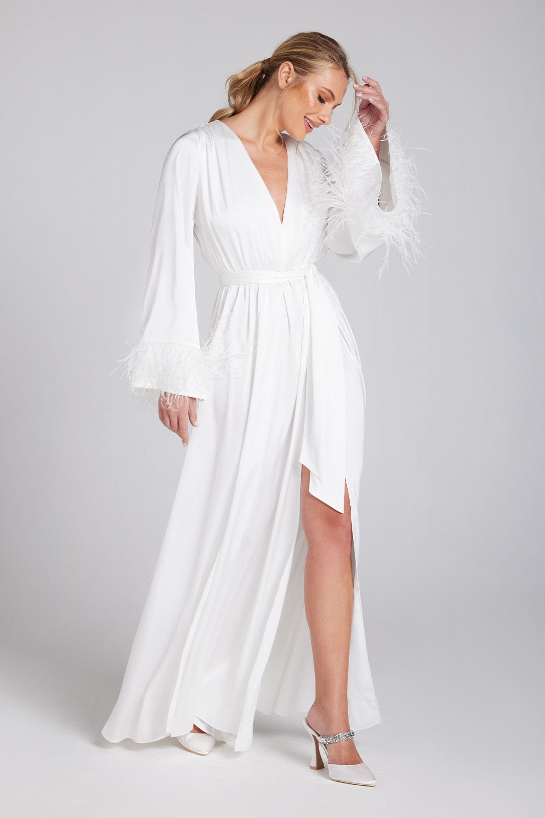 Bridal Getting Ready Outfits NADINE MERABI Bridal getting ready outfits nadine merabi