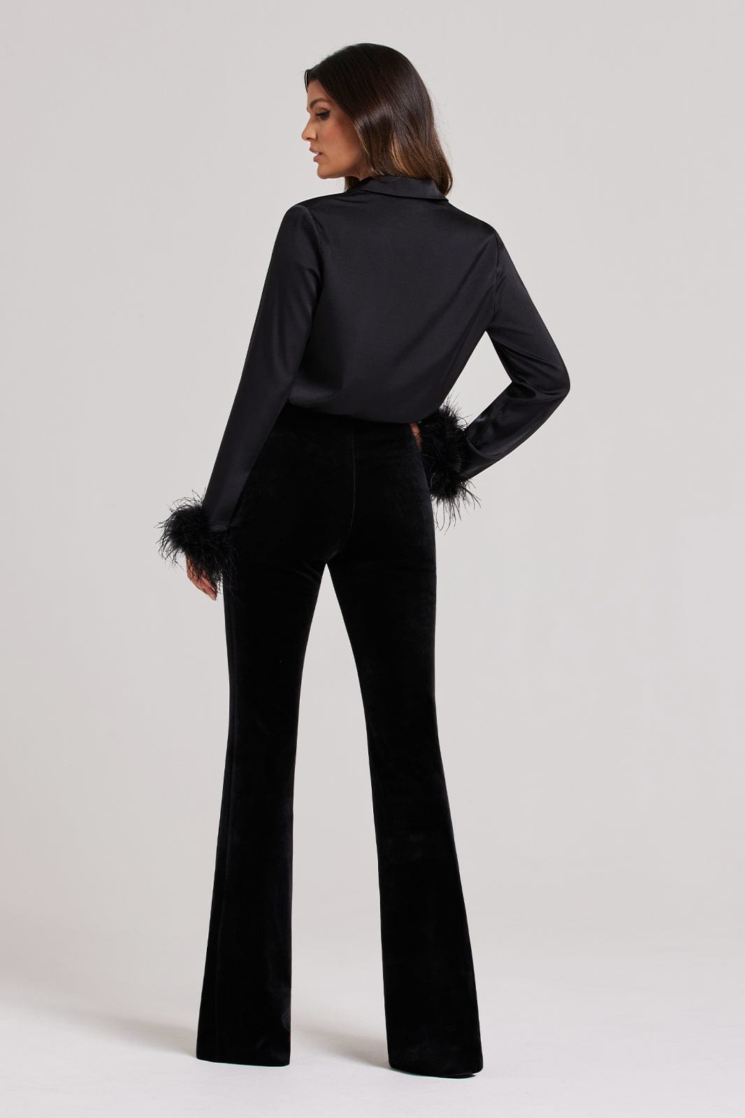 NADINE MERABI Tops Taylor Black Blouse