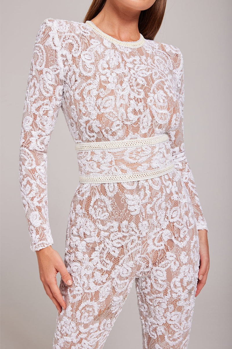 Bella White Jumpsuit
