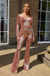 Marissa Rose Gold Jumpsuit 