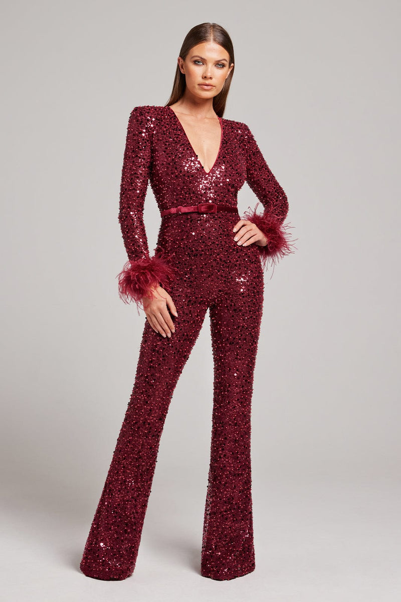 Rachel Red Jumpsuit