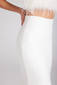 Carolina White Maxi Skirt