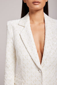 Meghan White Blazer