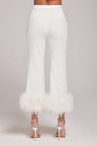 Margot White Trousers