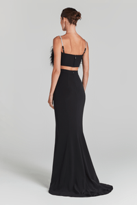 Carolina Black Maxi Skirt