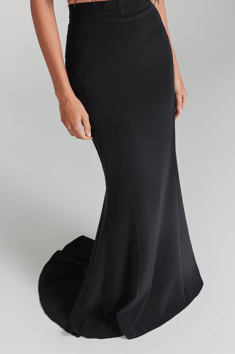 Carolina Black Maxi Skirt