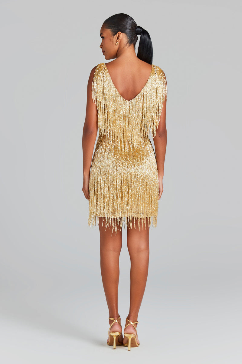 Sadie Gold Dress