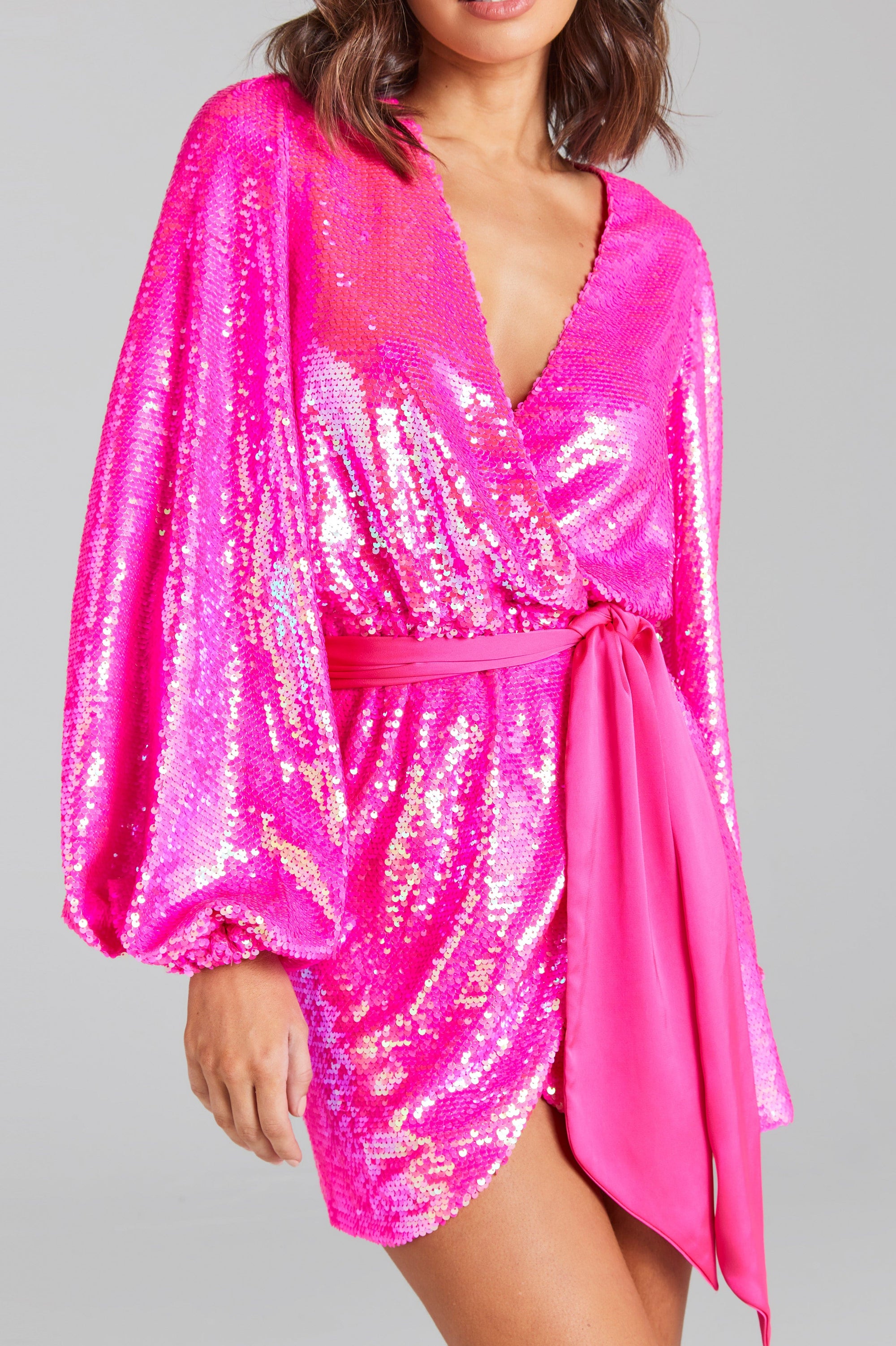 Izzie Pink Dress | Dresses | NADINE MERABI