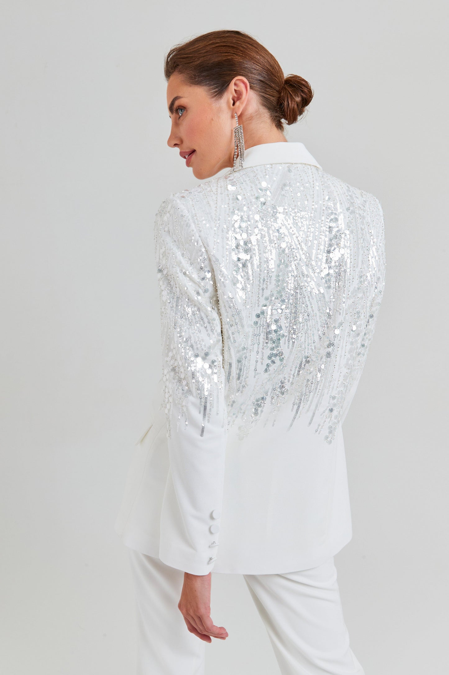 Lucille White Blazer
